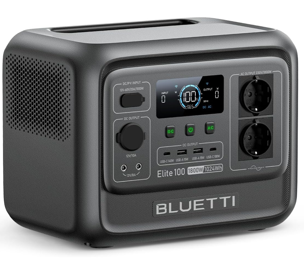 BLUETTI Elite 100 V2 Générateur Électrique Portable 1800W/1024Wh