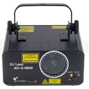Laser vert - Stairville DJ Lase 40-G MK-III