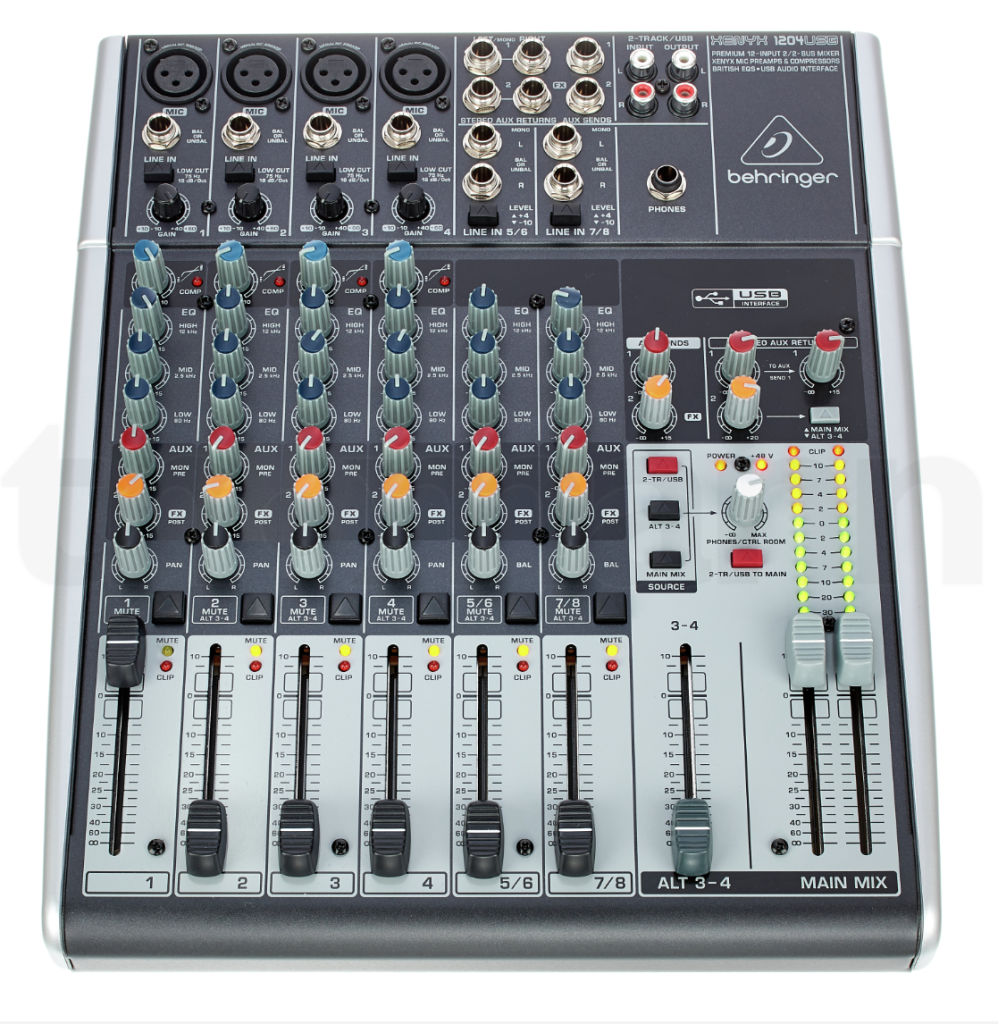 Table de mixage - Behringer Xenyx 1204USB
